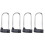 4pcs 4 Padlock Safety Lock Combination Lock Password Lock 5