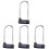 4pcs 4 Padlock Safety Lock Combination Lock Password Lock 3