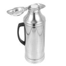1Stk Warmhalteflasche Edelstahl Glas Innenraum Silber Für Zuhause