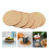 10pcs Round Cork Drink Coaster Portable Table Mat 5