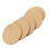 10pcs Round Cork Drink Coaster Portable Table Mat 4