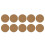 10pcs Round Cork Drink Coaster Portable Table Mat 2