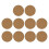 10pcs Round Cork Drink Coaster Portable Table Mat 1