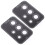 4Sets Zwarte Camera Lens Guard Met Gehard Telefoonlens 5