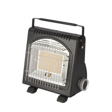 Portable Butane Heater 1.7kW Infrared Ceramic Burner With Piezoelectric Ignition Lightweight Camping Tent Heater