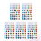 2 Pack Jewel Sticker Self Adhesive Gems Acrylic Stickers 10