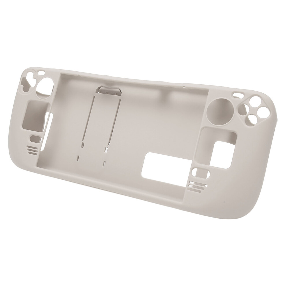 Ergonomic Steam Deck Kickstand Case - Ceramic & Fingerprint Proof White 5031352144659