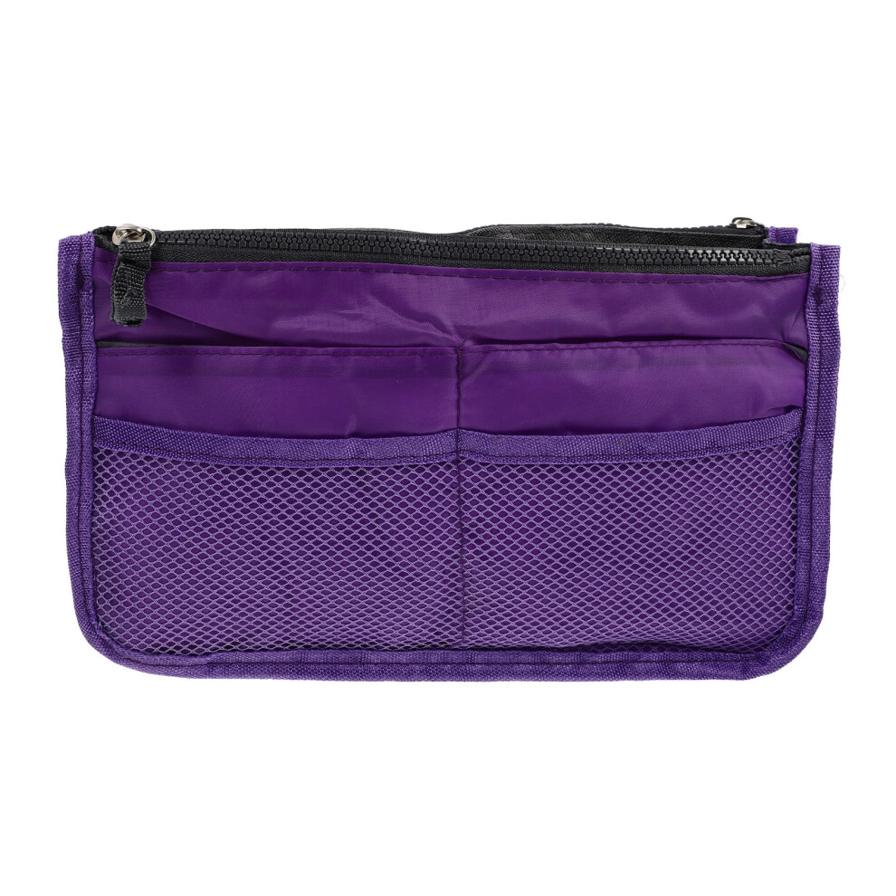 Solustre 2 Pcs Handbag Liner Miss Toiletry For Traveling Clear Toiletries