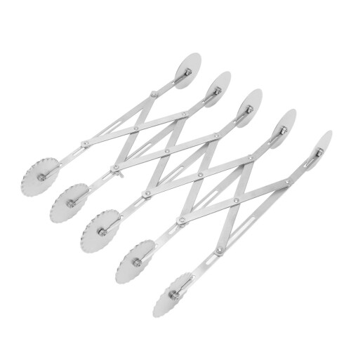 5 Wheel Stainless Steel Pizza Cutter Roller 2