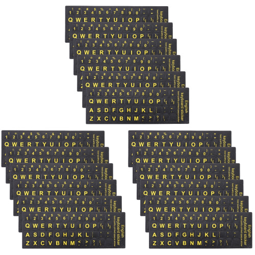 18 Sheets Universal English Keyboard Sticker Computer Accessory 1