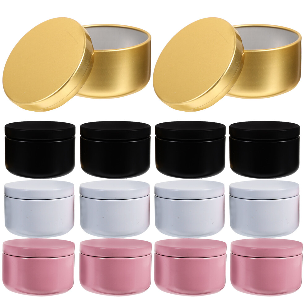 Solustre Cream 20Pcs Aluminum Containers Empty Storage Jars Refillable