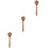 3 Pieces Wooden Colander Kitchen Noodle Spoon Strainer With Handle 5