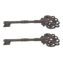 4 Pcs Large Vintage Cast Iron Wall Decoration Ornament