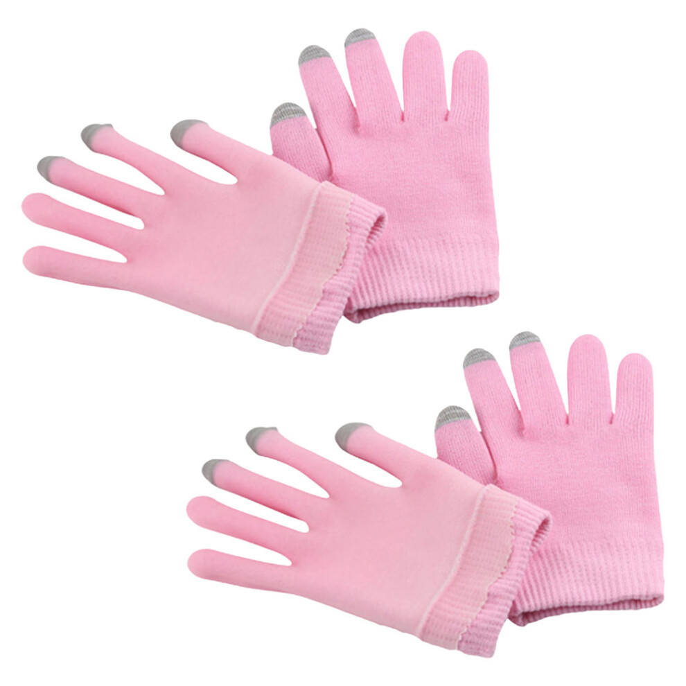 Solustre 2 Pieces Soft Gloves Hand Hydration Moisturizer Hydrating For Hands