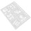 2Pcs Reusable New Year Painting Stencil Template For Diy Crafts 1