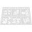 2Pcs Reusable New Year Painting Stencil Template For Diy Crafts 2