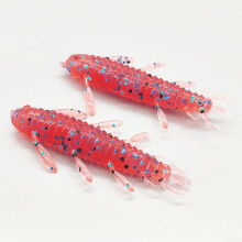 Cicada Pupae Baits 8-Count Slow Sinking Pink For Freshwater Fishing