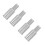 4 Pcs Broom Extension Pole Adapter Tips 19mm+22mm Aluminum Mop Handle 4