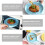 Practical Ceramic Handle Plate Ceramic Baking Plate Handle Baking Dish 11