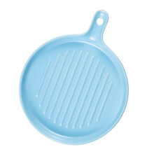 Practical Ceramic Handle Plate Ceramic Baking Plate Handle Baking Dish