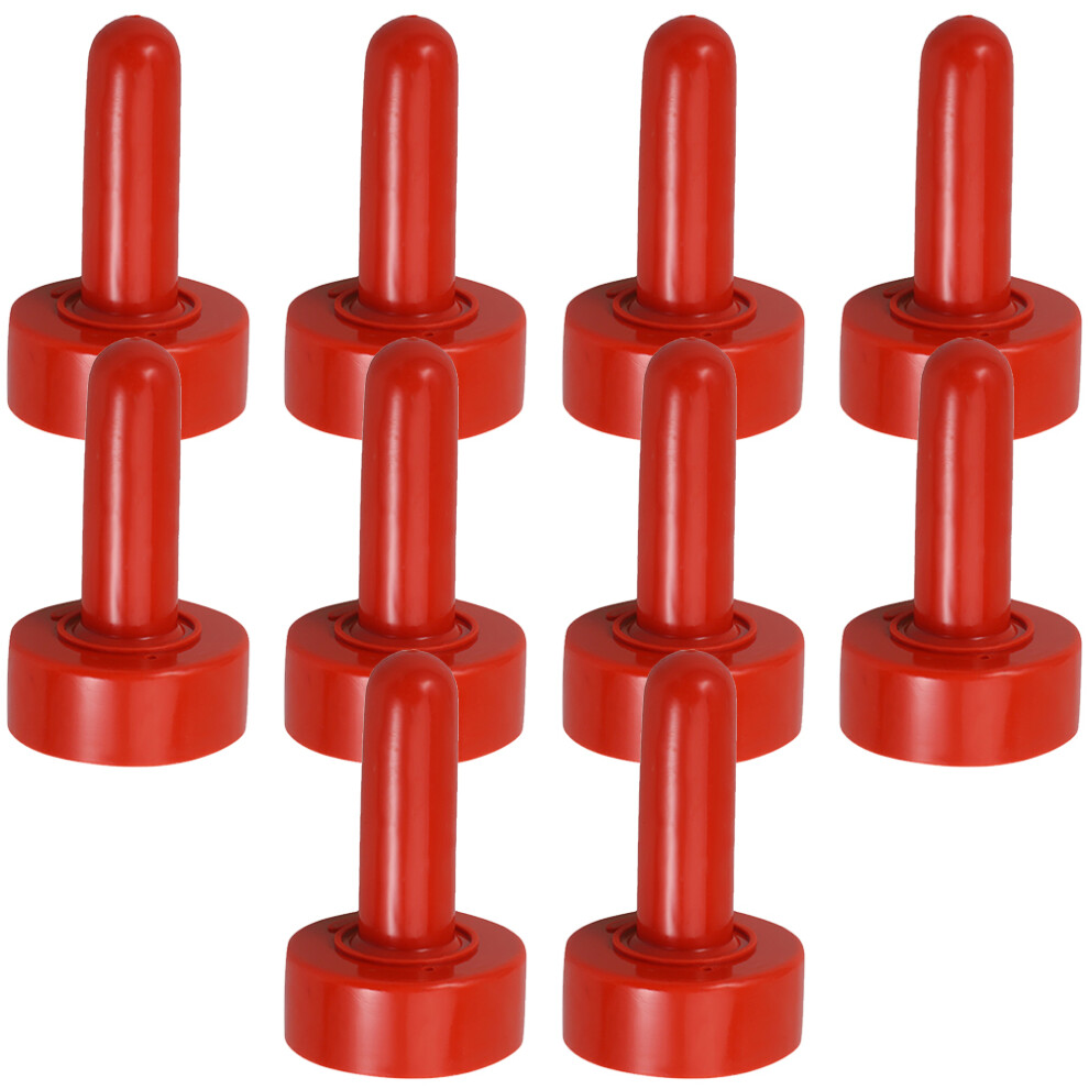 Solustre 10Pcs Rubber Nipples For Livestock Feeding Cows Lambs