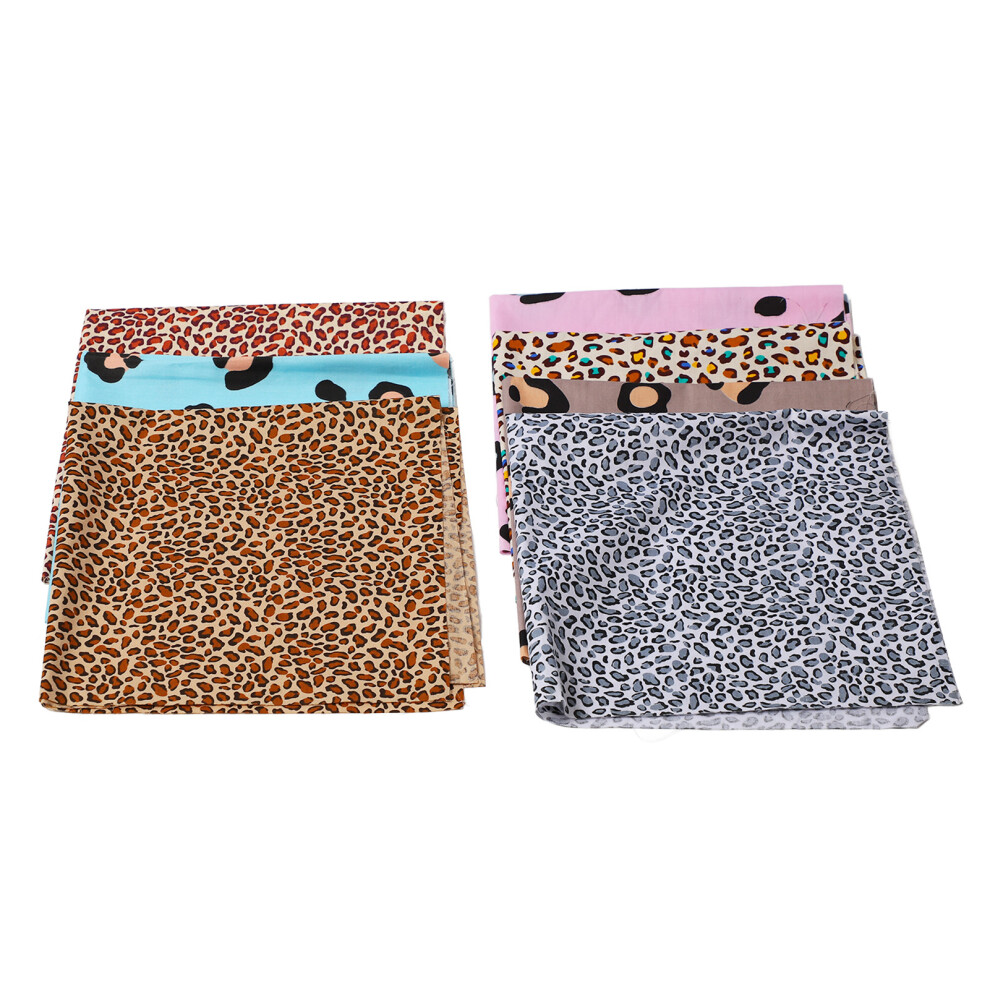 Leopard Print Woven Fabric 19.7in Wide Soft Breathable Multi-Purpose-image-OPC-PKXYFCK-NEW