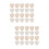2 Pcs Metal Waist Ring Earrings Stoppers Locking Backs 7