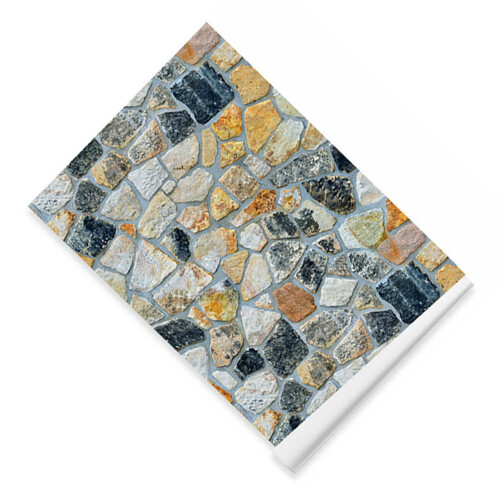 Stone Wallpaper Brick Grain 45cmx10m Colorful 2