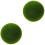 2pcs Simulated Moss Ball Garden Decor Hanging Foam Prop 5