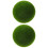 2pcs Simulated Moss Ball Garden Decor Hanging Foam Prop 7