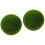 2pcs Simulated Moss Ball Garden Decor Hanging Foam Prop 6