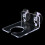 Transparent Acrylic Wine Glass Rack With Suction Cup For Bathroom 7