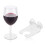 Transparent Acrylic Wine Glass Rack With Suction Cup For Bathroom 2