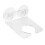 Transparent Acrylic Wine Glass Rack With Suction Cup For Bathroom 1