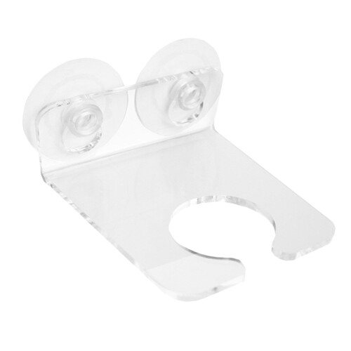 Transparent Acrylic Wine Glass Rack With Suction Cup For Bathroom