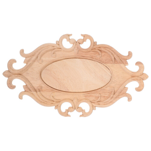 5Pièces Décorations En Bois Khaki Style Européen Pour DIY 2