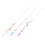 9Pièces Crystal Pull Chain Accessoire Luminaire Suspendu 11