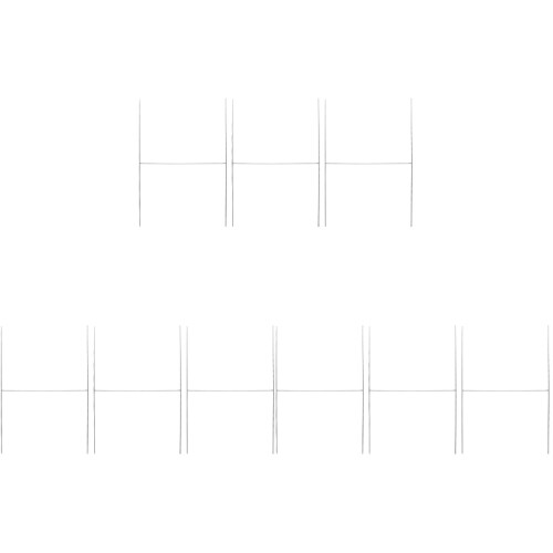 9 Pcs Poster Stand Display Stand Practical H Shape Rack 1