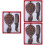 3Ensembles Vanity Portable Vintage Pour Voyage 2