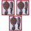 3Ensembles Vanity Portable Vintage Pour Voyage 5