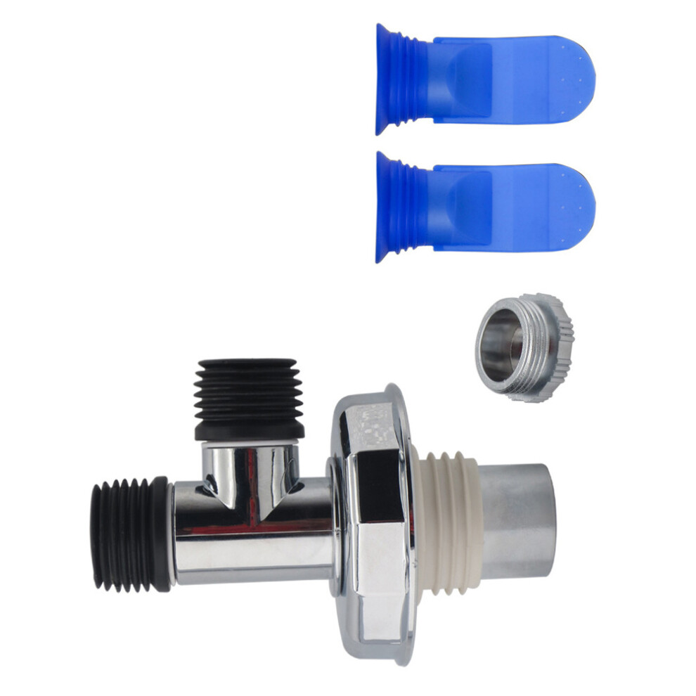2 Sets Washing Machine Drain Hose Connector Water Pipe Joint Washer 013333882762