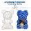 2Pcs 6Pcs 20Cm Bear Mold For Flower Arranging Craft Decoration 4