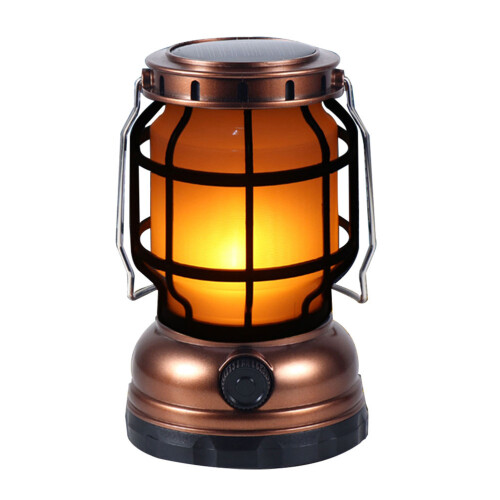 2 Sets Solar Lights Camping Usb For Tent Lantern Rechargeable 2