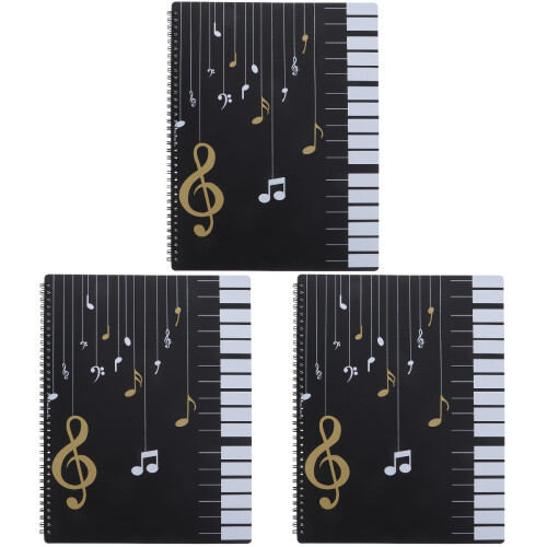 3 Pieces Student Paper Storage Folders With Pockets 1