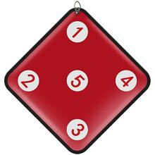Fencing Training Equipment Target For Saber Foil And Epee With Five Bullseye Red Self Training Home Use