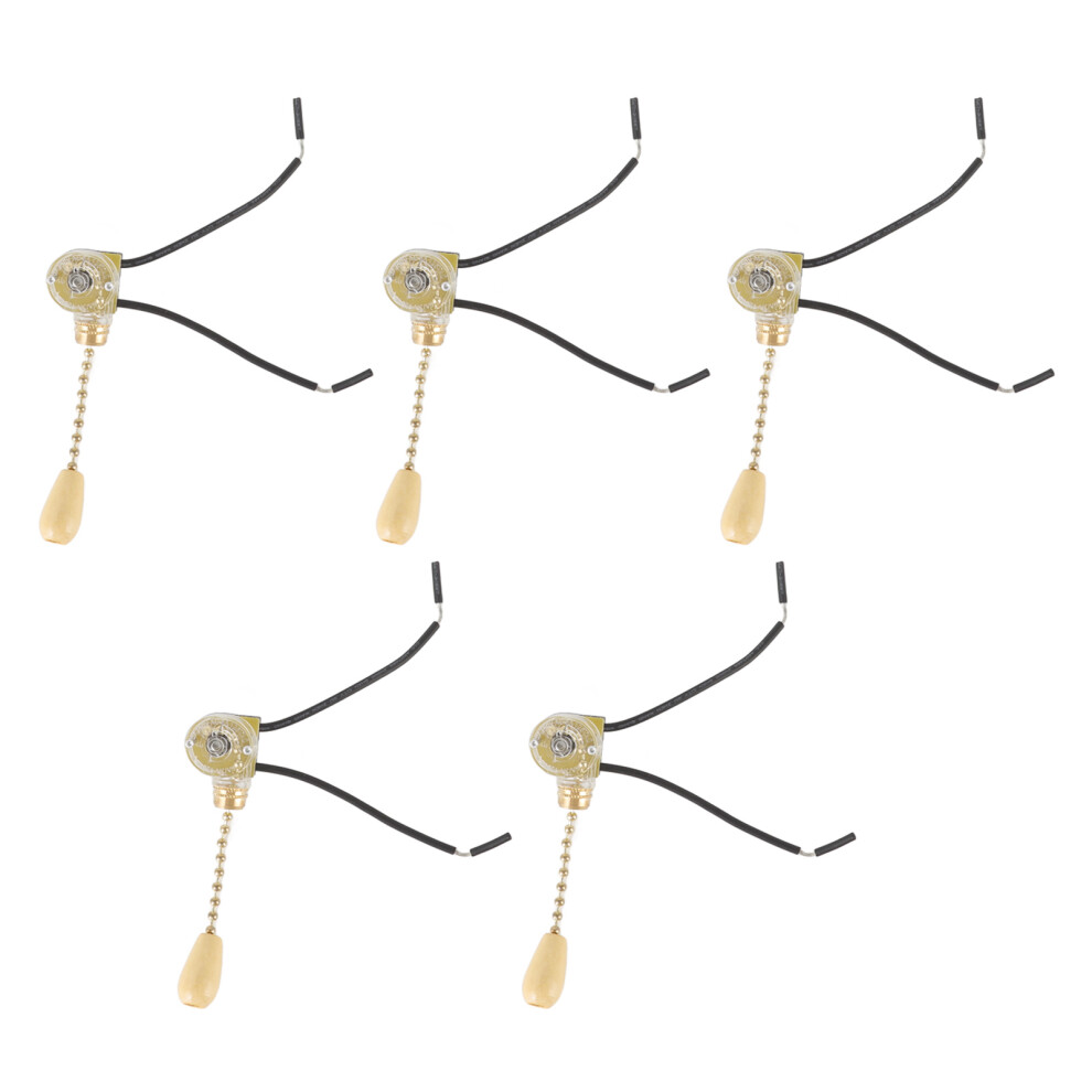 5Pcs Pull Chain Switch For Ceiling Fan Light 609610805472
