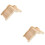 2 Pack Sand Bathing Basin Ladder Hamster Climbing Toy Mouse Bridge 7