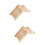 2 Pack Sand Bathing Basin Ladder Hamster Climbing Toy Mouse Bridge 8