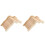 2 Pack Sand Bathing Basin Ladder Hamster Climbing Toy Mouse Bridge 3