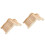 2 Pack Sand Bathing Basin Ladder Hamster Climbing Toy Mouse Bridge 5